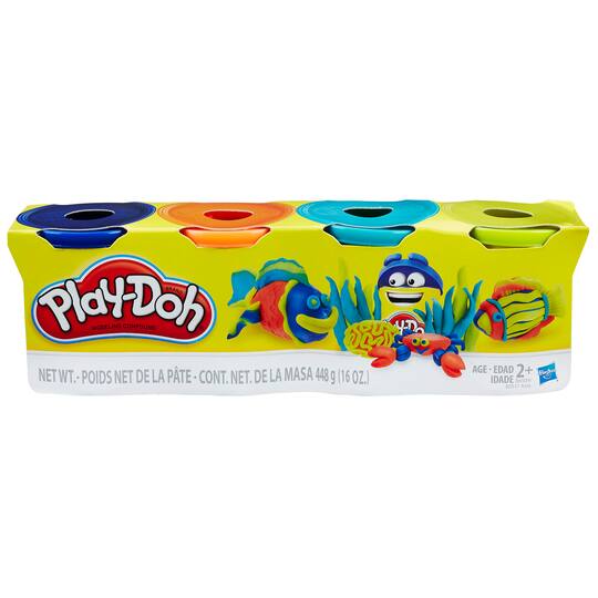 Playdoh 4 Pack Assorted 